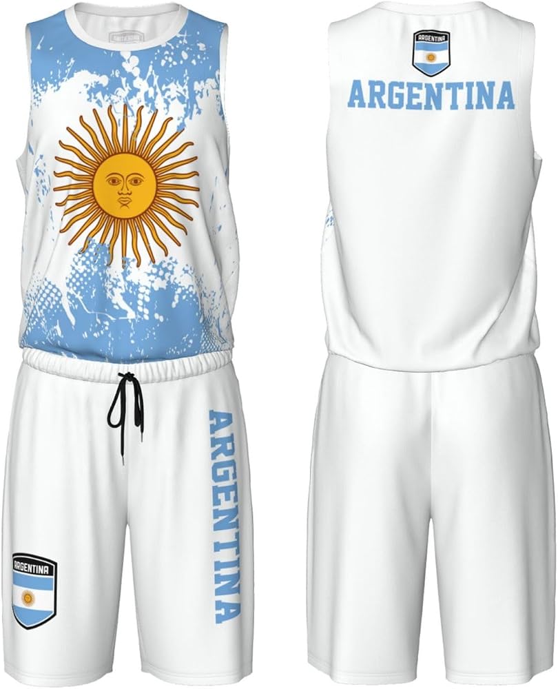 Argentina Basketball Jersey Set