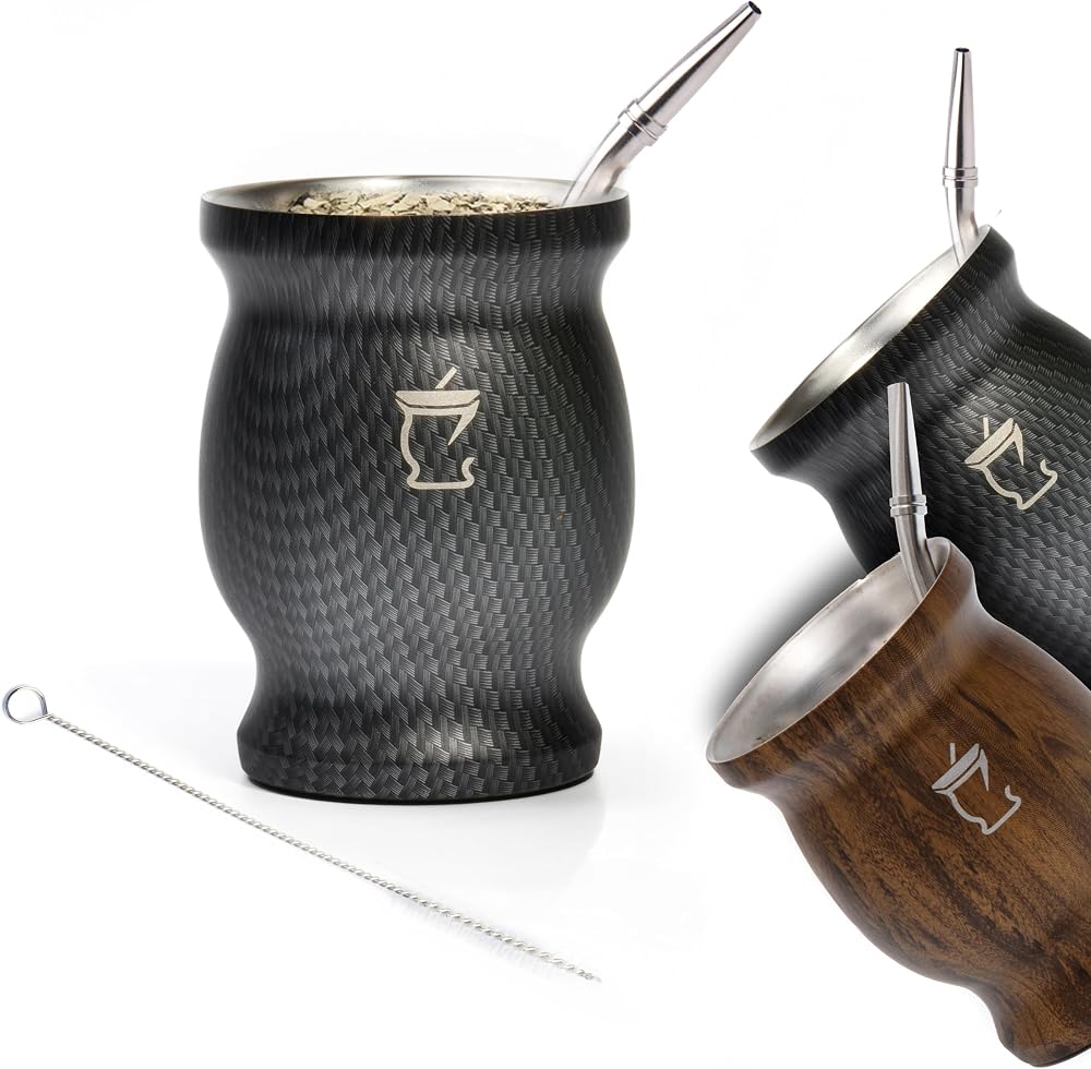 Argentine Mate & Bombilla Set